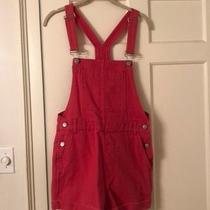 Pink urban overalls